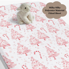 Wicbfdfv soft milky polyester crib sheet closeup highlights silky texture and breathability