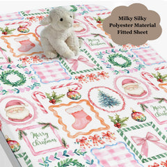 Wicbfdfv soft milky polyester crib sheet delivers gentle touch and breathable comfort for restful nights.