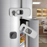 Wilbeva fridge lock on door provides secure snack protection and easy access when needed