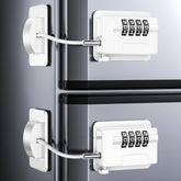 Wilbeva fridge lock with four-code password secures food and prevents accidental openings.