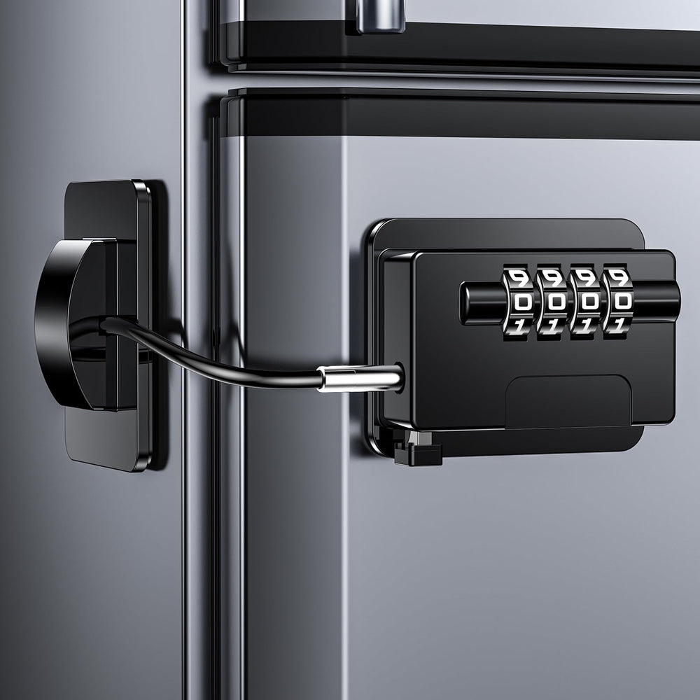 Wilbeva fridge lock demonstrates versatile application for fridge and microwave safety
