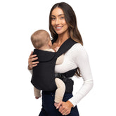 WildBird Aerial Buckle Carrier front carry view shows ergonomic support for parent and baby.