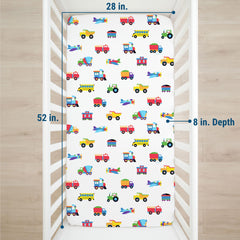 Wildkin crib sheet machine washable for easy cleaning