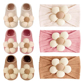 WillingTee floral socks 3-pack shown together for easy coordinating outfits