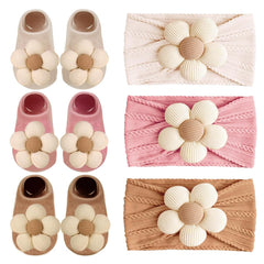 WillingTee floral socks 3-pack shown together for easy coordinating outfits