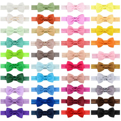 WillingTee grosgrain ribbon headband shows soft texture and vibrant color.
