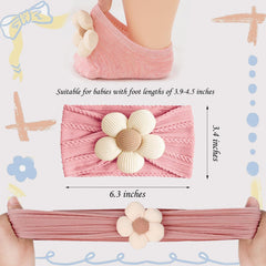 WillingTee headbands with 3D flowers, close-up on delicate floral details
