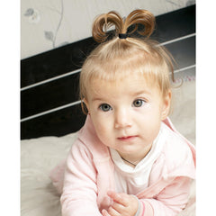 WillingTee safety design hair elastics reduce snag and easy removal