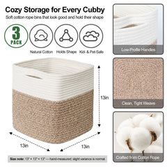 Willitat 13x13 cube bin interior organization showing toys neatly stored.