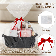 WILLITAT cotton rope basket with reinforced handles for easy transport.