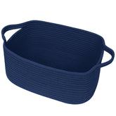 WILLITAT cute blue woven basket on table, ideal for gift presentation