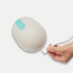 Willow 360 charger travel-ready, fits in a bag for quick charging on trips.