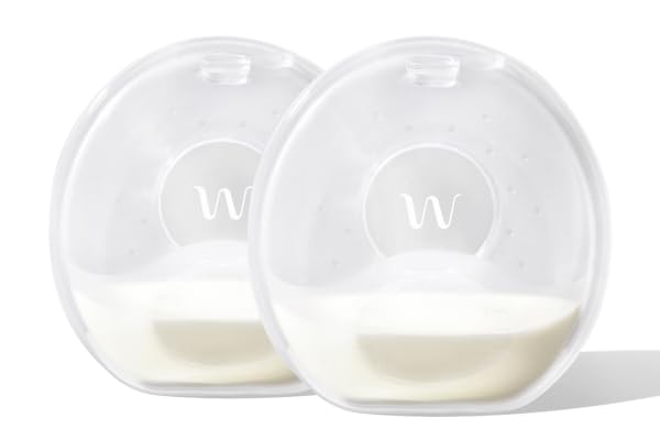 Willow Catch-All Milk Cups worn in bra to discreetly collect milk.