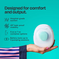 Willow Go cordless pump with rechargeable battery supports multiple sessions away from outlets