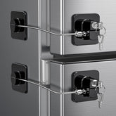 WILNIRY two-pack refrigerator door locks install with no tools for safe access