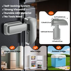 WILZEIMY fridge lock normally open function for flexible use.
