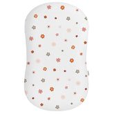 Wimist Muslin Baby Lounger Cover Flower-B close-up of soft cotton texture