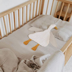 Wimist muslin cotton texture provides gentle touch on baby's delicate skin.