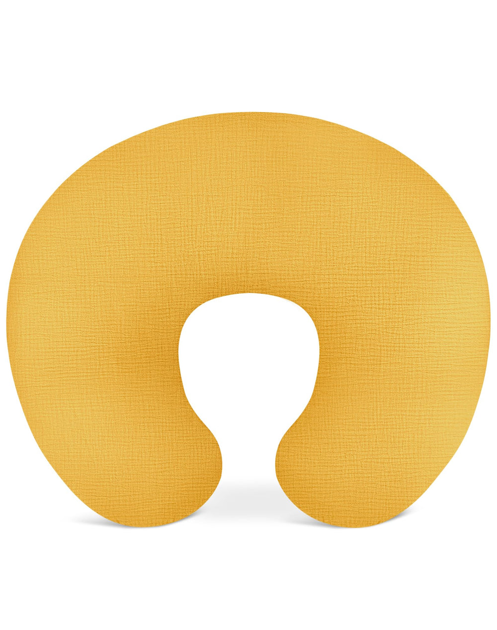 Wimist nursing pillow cover zipper closeup for safe, easy changing
