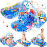 Windidi baby gym with water mat and piano for tactile exploration and musical play
