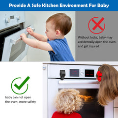 Windspeed curved-design lock fits flat, concave, or convex oven doors.