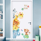 WINDVALE Jungle Animal Wall Decals giraffe boosts playful nursery decor and imaginative play