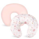 WINGHENLEE nursing pillow cover 2-pack on shelf shows soft stretch fabric for comfort during feeds