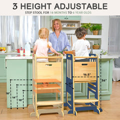 Wingyz Toddler Tower safety rail close-up shows secure grip.