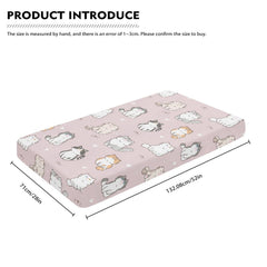 Winpema crib sheet elastic edge closeup shows secure fit during sleep.