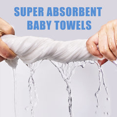 WinReal muslin baby towels honeycomb embossing texture for moisture control