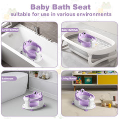 wiqins baby bath seat ergonomic sitting promotes comfortable posture during bath routines