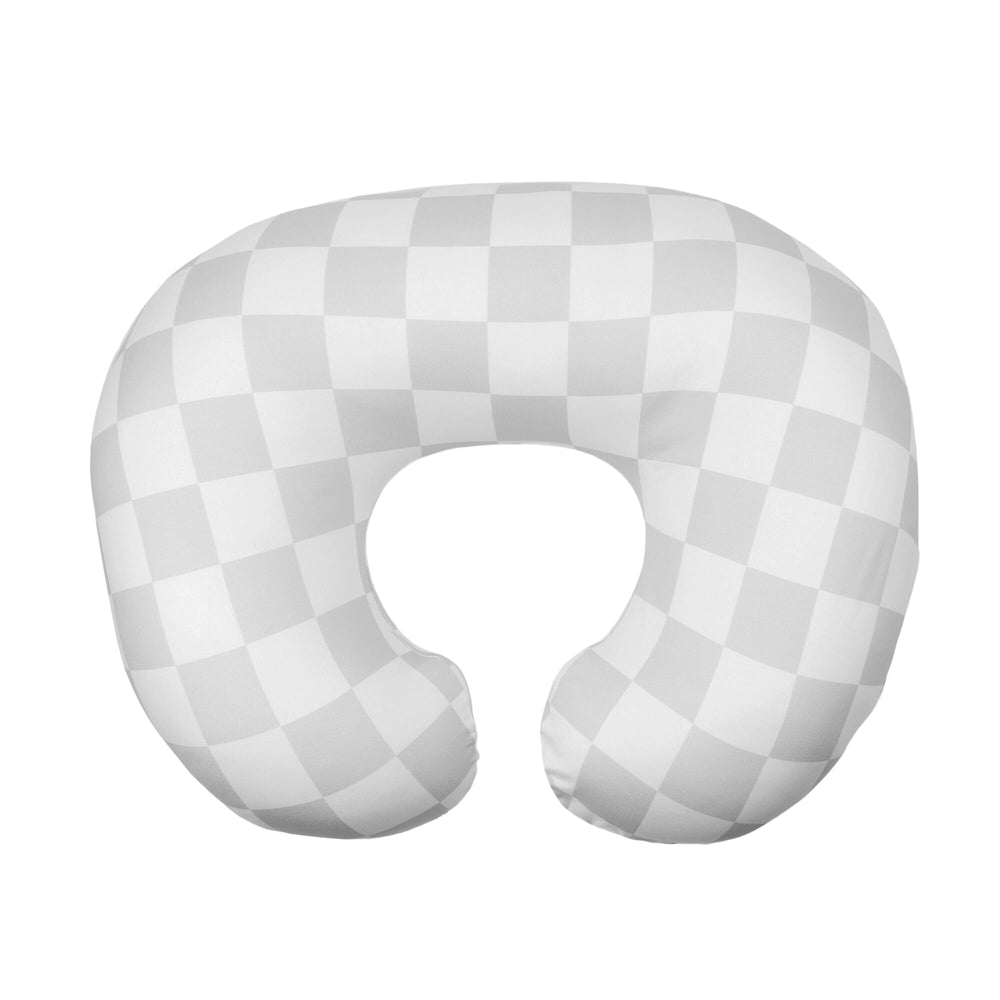 Wirein nursing pillow cover in soft fabric highlighting breathable, gentle texture for mom and baby.