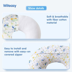 Witeasy Elephant-2 pillow around the waist enables easy nursing.