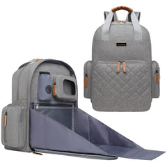 WITSTEP diaper bag backpack with changing station for on the go diaper changes.