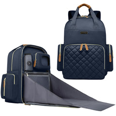WITSTEP diaper bag backpack with changing station ready for on-the-go diaper changes