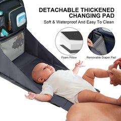 WITSTEP diaper bag backpack main compartment organizes baby essentials efficiently