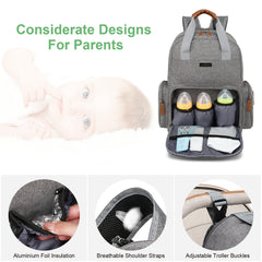WITSTEP bottle pocket features heat preserving lining for quick outdoor feeds.