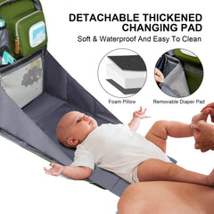 WITSTEP diaper bag laptop compartment keeps your work setup organized on the go