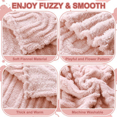 Wiwiqing machine-washable baby blanket close-up for easy laundry.