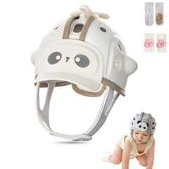 WKC Baby Head Protection Helmet front view with adjustable fit for growing babies