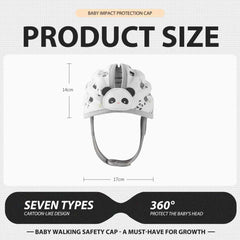 WKC Baby Head Protection Helmet side view showing soft entry padding