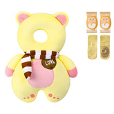 WKC Baby Head Protector adjustable straps for snug crawl-fit
