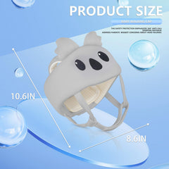 WKC bunny-ears helmet detail adds friendly style while encouraging safe exploration.