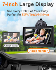 Wkzay baby camera night vision captures clear infant movements in darkness.