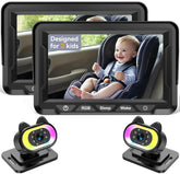 Wkzay Baby Car Camera 1080p view delivers crisp in-car footage for safer drives.