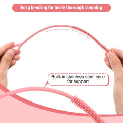 WLLHYF soft bristles clean interiors without scratching straw walls