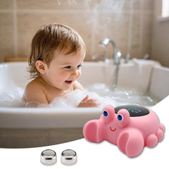 Wmaiwei Crab Bath Thermometer floats with a bright LED display for quick water readings.