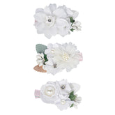 WNYUJOY 3pc flower clips in gift-ready packaging for baby girls.