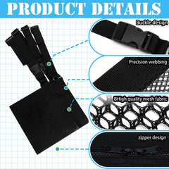 Woanger heavy-duty mesh cargo net stretches to secure items