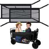 Woanger wagon cargo net folded for compact car trunk storage